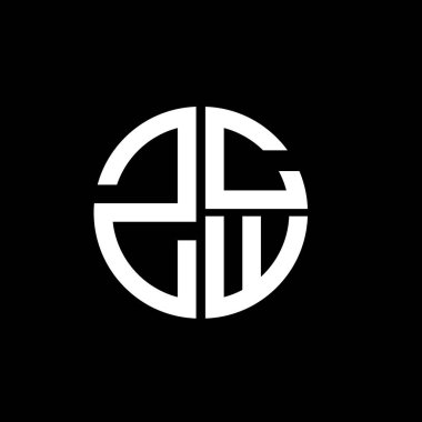 ZCW logosu ZCW simgesi ZCW vektörü ZCWWletter ZCWminimalist ZCWWtriangle ZCWflat Modern düz soyut logo tasarımı