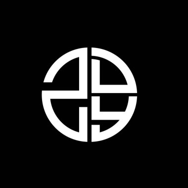 ZDY logosu ZDY ikonu ZDY monogram ZDYletter ZDYminimalist ZDYtriangle ZDYflat Modern düz soyut logo tasarımı
