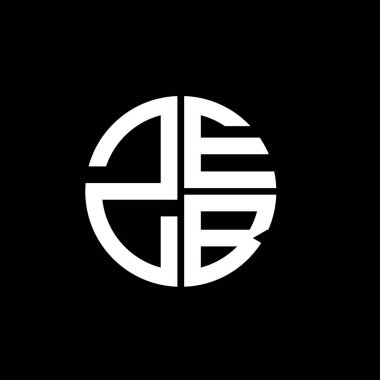 ZEB logosu ZEB ikonu ZEB vektörü ZEB monogram ZEBletter ZEBminimalist ZEBtriangle ZEBflat Modern düz soyut logo tasarımı