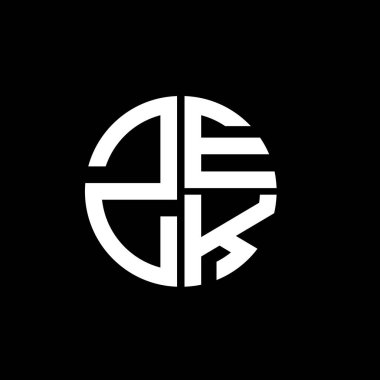 ZEK logosu ZEK simgesi ZEK vektörü ZEK monogramı ZEKminimalist ZEKtriangle ZEKflat modern düz soyut logo tasarımı