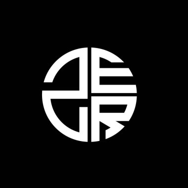 ZER logosu ZER ZER vektörü ZER monogram ZERletter ZERminimalist ZERtriangle ZERflat Modern düz soyut logo tasarımı