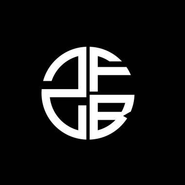 ZFB logosu ZFB simgesi ZFB vektörü ZFBletter ZFBminimalist ZFBtriangle ZFBflat Modern düz soyut logo tasarımı