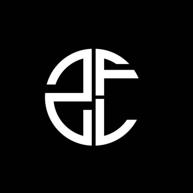 ZFL logosu ZFL simgesi ZFL vektörü ZFLletter ZFLminimalist ZFLtriangle ZFLflat Modern düz soyut logo tasarımı