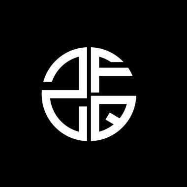 ZFQ logosu ZFQ simgesi ZFQ vektörü ZFQletter ZFQQminimalist ZFQtriangle ZFQflat Modern düz soyut logo tasarımı