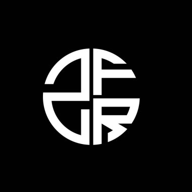 ZFR logosu ZFR simgesi ZFR vektörü ZFRR monogram ZFRRRRRRP üçgeni ZFRRRRflat modern düz soyut logo tasarımı