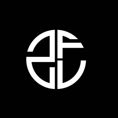 ZFV logosu ZFV simgesi ZFV vektörü ZFVV harfli ZFVVVVD üçgeni ZFVD düz modern düz soyut logo tasarımı