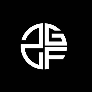 ZGF logosu ZGF vektörü ZGF monogram ZGFletter ZGFminimalist ZGFtriangle ZGFflat Eşsiz modern düz soyut logo tasarımı