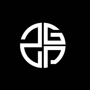 ZGP logosu ZGP simgesi ZGP vektörü ZGPPletter ZGPPPPPÜçgeni ZGPflat Modern düz soyut logo tasarımı