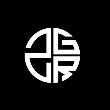 ZGR logosu ZGR simgesi ZGR vektörü ZGRharf ZGRminimalist ZGRtriangle ZGRflat Eşsiz modern soyut logo tasarımı