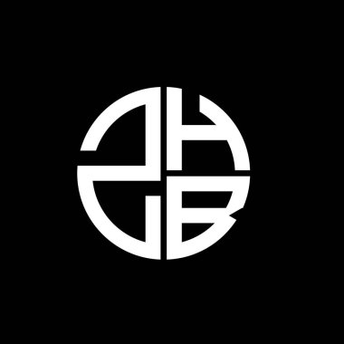 ZHB logosu ZHB simgesi ZHB vektörü ZHB monogram ZHBletter ZHBminimalist ZHBtriangle ZHBflat Modern düz soyut logo tasarımı