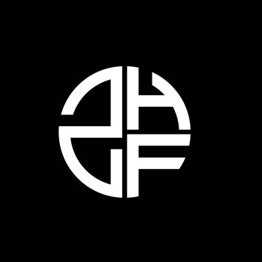 ZHF logosu ZHF vektörü ZHF monogramı ZHFletter ZHFminimalist ZHFtriangle ZHFflat Eşsiz modern düz soyut logo tasarımı