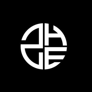 ZHE logosu ZHE ikonu ZHE vektörü ZHE monogram ZHEminimalist ZHEtriangle ZHEflat Eşsiz modern düz soyut logo tasarımı
