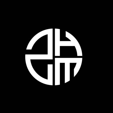 ZHM logosu ZHM simgesi ZHM vektörü ZHMM monogramı ZHMminimalist ZHMtriangle ZHMflat Modern düz soyut logo tasarımı