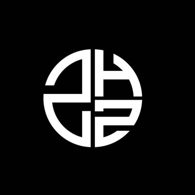 ZHZ logosu ZHZ simgesi ZHZ vektörü ZHZZZZH harfli ZHZZtriangle ZHZflat modern düz soyut logo tasarımı