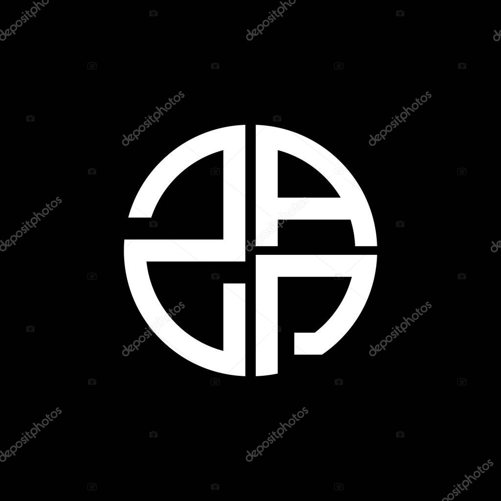 ZAP logo ZAP icon ZAP vector ZAP monogram ZAP letter ZAP minimalist ZAP triangle ZAP flat Unique modern flat abstract logo design