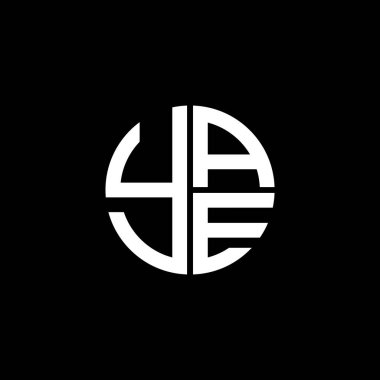 YAE logosu YAE simgesi YAE vektörü YAE monogram YAE harfi YAE minimalist YAE üçgeni YAE düz, modern düz soyut logo tasarımı