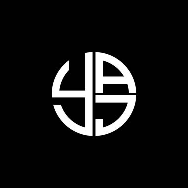 YAJ logosu YAJ vektörü YAJ monogram YAJ harfi YAJ minimalist YAJ üçgeni YAJ düz, modern, soyut logo tasarımı