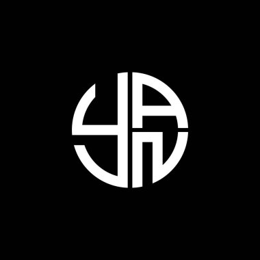 YAN logosu YAN simgesi YAN vektörü YAN harfi YAN minimalist YAN üçgeni YAN düz düz modern düz soyut logo tasarımı