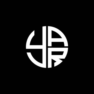 YAR logosu YAR ikonu YAR vektörü YAR monogram YAR harfi YAR minimalist YAR üçgeni düz düz modern düz soyut logo tasarımı