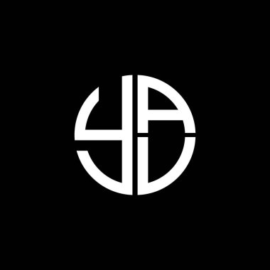 YAV logosu YAV ikonu YAV vektörü YAV monogram YAV harfi YAV minimalist YAV üçgeni YAV düz düz modern düz soyut logo tasarımı