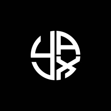 YAX logosu YAX ikonu YAX vektörü YAX monogram YAX harfi YAX minimalist YAX üçgeni YAX düz, modern düz, soyut logo tasarımı