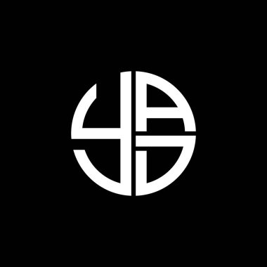 YAD logosu YAD ikonu YAD monogram YAD harfi YAD minimalist YAD üçgeni YAD yassı modern düz soyut logo tasarımı
