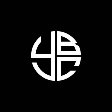 YBC logosu YBC vektörü YBC monogram YBC harfi YBC minimalist YBC üçgeni düz düz düz modern düz soyut logo tasarımı