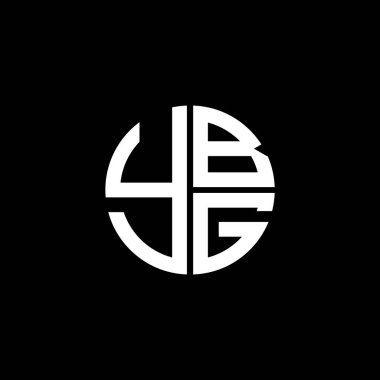 YBG logosu YBG simgesi YBG vektörü YBG harfi YBG minimalist YBG üçgeni YBG düz düz modern düz soyut logo tasarımı