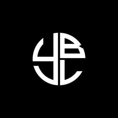 YBL logosu YBL simgesi YBL vektörü YBL harfi YBL minimalist YBL üçgeni YBL düz düz modern düz soyut logo tasarımı