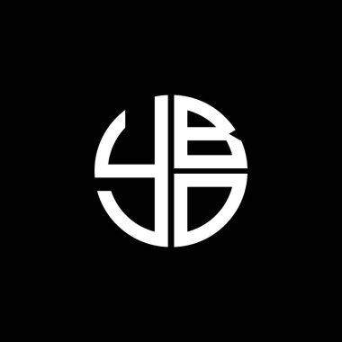 YBO logosu YBO ikonu YBO vektörü YBO monogram YBO harfi YBO minimalist YBO üçgeni YBO düz düz modern düz soyut logo tasarımı