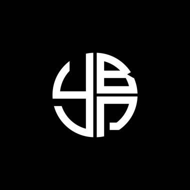 YBP logosu YBP vektörü YBP monogram YBP harfi YBP minimalist YBP üçgeni YBP yassı modern düz soyut logo tasarımı