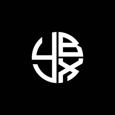 YBX logosu YBX simgesi YBX vektörü YBX harfi YBX minimalist YBX üçgeni YBX düz düz modern düz soyut logo tasarımı
