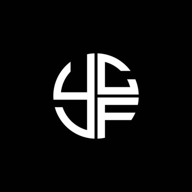 YCF logosu YCF vektörü YCF monogram YCF harfi YCF minimalist YCF üçgeni YCF yassı modern düz soyut logo tasarımı