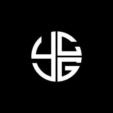YCG logosu YCG simgesi YCG vektörü YCG harfi YCG minimalist YCG üçgeni YCG düz düz, modern, soyut logo tasarımı