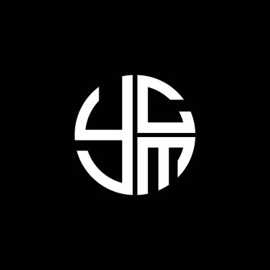 YCM logosu YCM simgesi YCM vektörü YCM monogram harfi YCM minimalist YCM üçgeni YCM yassı modern düz soyut logo tasarımı