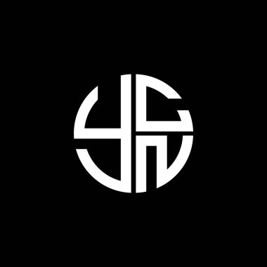 YCN logosu YCN simgesi YCN vektörü YCN monogram YCN harfi YCN minimalist YCN üçgeni YCN yassı modern düz soyut logo tasarımı