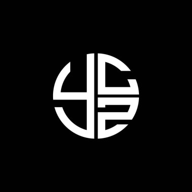 YCZ logosu YCZ simgesi YCZ vektörü YCZ harfi YCZ minimalist YCZ üçgeni YCZ yassı modern düz soyut logo tasarımı