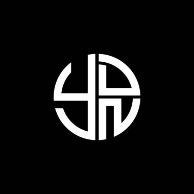 YDN logosu YDNN simgesi YDN monogram YDNletter YDNminimalist YDN Circle YDNflat Modern düz soyut logo tasarımı