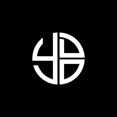 YDO logosu YDOvektörü YDO monogramı YDOHarf YDO Çemberi Eşsiz modern düz soyut logo tasarımı