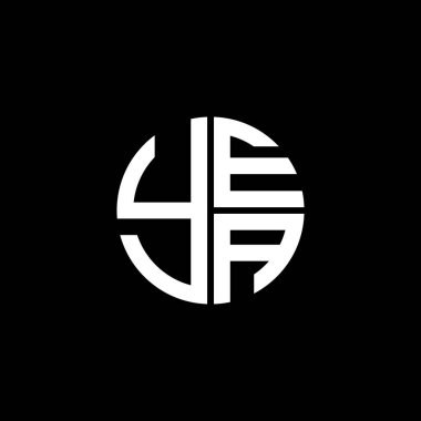 YEA logosu YEAvector YEA monogram YEAletter YEA Yeminimalist YEA Circle YeAflat Eşsiz modern düz soyut logo tasarımı