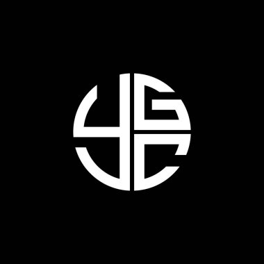YGC logosu YGCvector YGCvektörü YGCletter YGCminimalist YGC Çemberi YGCflat Modern düz soyut logo tasarımı