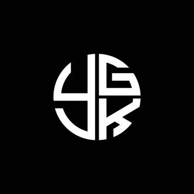YGK logosu YGKvektör YGK monogramı YGKletter YGKminimalist YGKDüz YGKflat modern düz soyut logo tasarımı