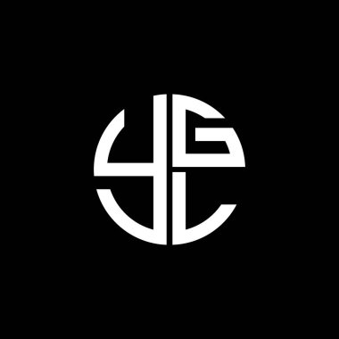 YGL logosu YGL simgesi YGLvector YGLL monogramı YGLletter YGLminimalist YGLLLflat modern düz soyut logo tasarımı