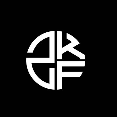 ZKF logo ZKF simgesi ZKF vektörü ZKF harfi ZKF minimalist ZKF üçgeni ZKF yassı modern düz soyut logo tasarımı