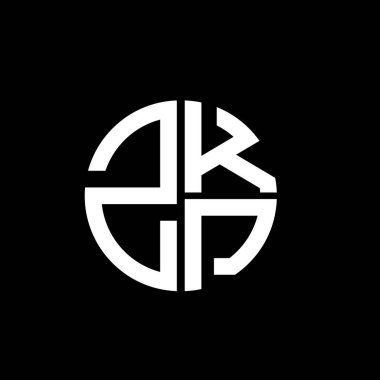 ZKP logosu ZKP simgesi ZKP monogram ZKP harfi ZKP minimalist ZKP üçgeni ZKP düz düz modern düz soyut logo tasarımı