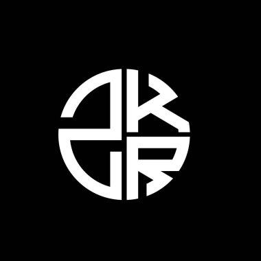 ZKR logosu ZKR simgesi ZKR monogram vektörü ZKR harfi ZKR minimalist ZKR üçgeni ZKR düz, modern düz, soyut logo tasarımı