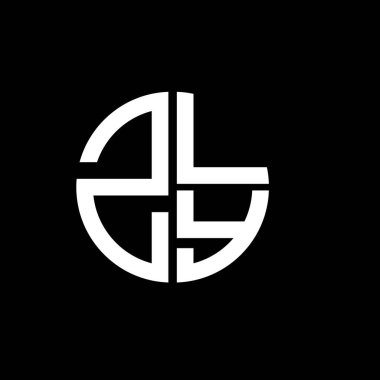 ZLY logosu ZLY vektörü ZLY monogram ZLYletter ZLYminimalist ZLYtriangle ZLYflat Eşsiz modern düz soyut logo tasarımı
