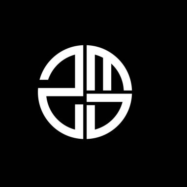 ZMD logosu ZMD simgesi ZMD vektörü ZMDD monogram ZMDÜçgeni ZMDtriangle ZMDflat Modern düz soyut logo tasarımı