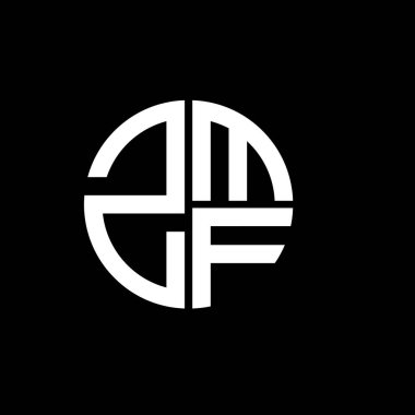 ZMF logo ZMF simgesi ZMF vektörü ZMFF monogram ZMFminimalist ZMFangle ZMFflat Modern düz soyut logo tasarımı