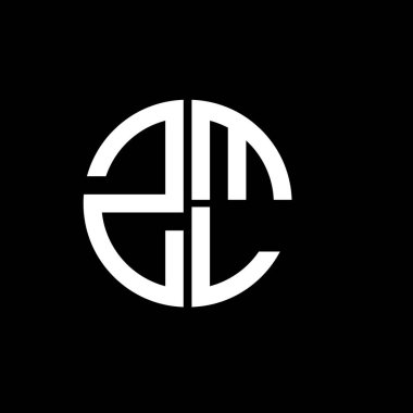 ZML logosu ZML simgesi ZML vektörü ZMLletter ZMLÜçgeni ZMLtriangle ZMLflat Modern düz soyut logo tasarımı